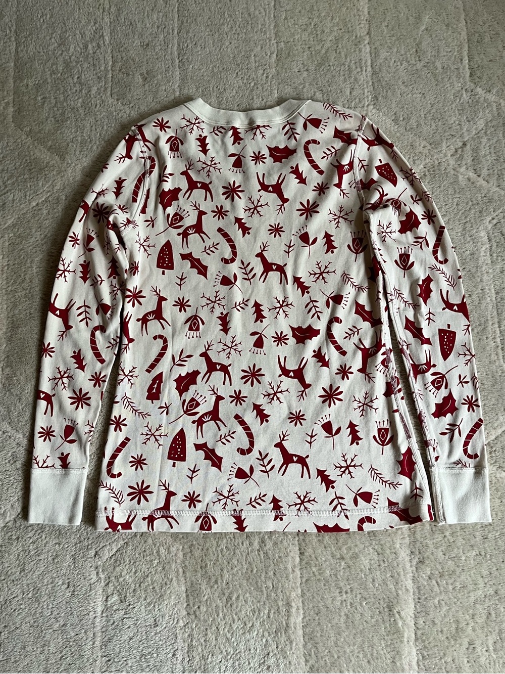 Hanna Andersson Organic Scandi Cane PJ Top